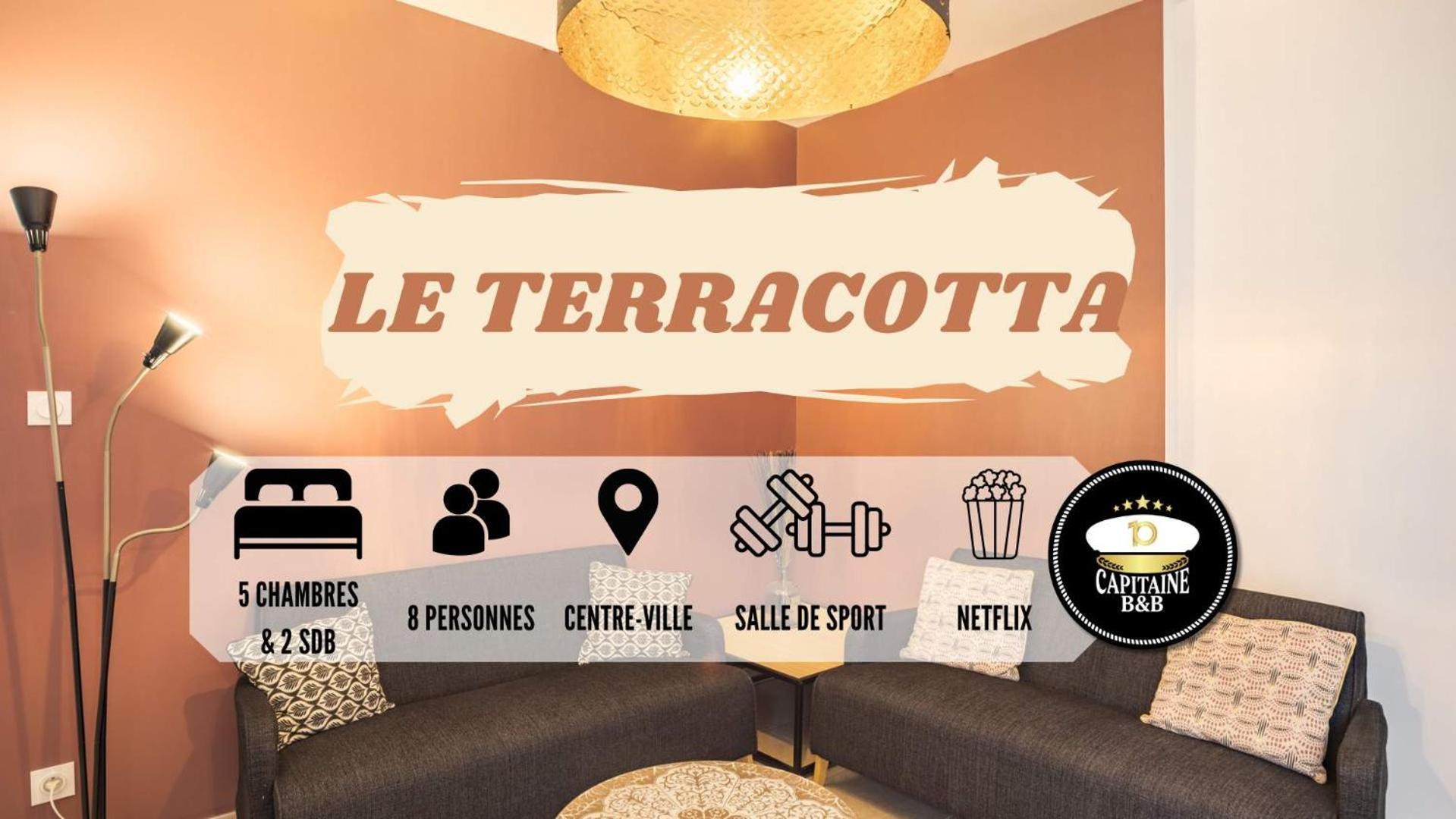 Le Terracotta Ideal Groupe Salle De Sport Parking Gratuit Troyes Exteriör bild